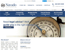 Tablet Screenshot of navado.com.au